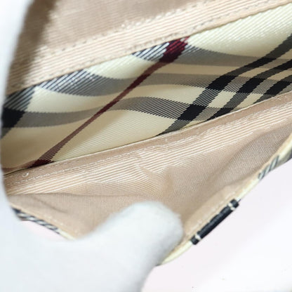 Burberry Nova Check Blue Label Canvas, BEIGE, CANVAS, Travel bag