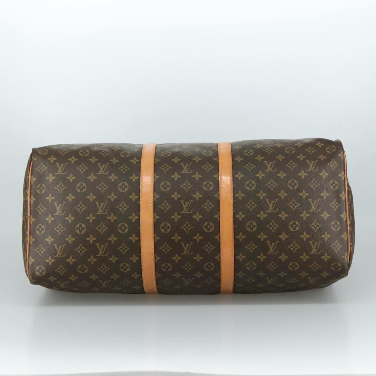 Louis Vuitton Keepall Bag Monogram Canvas, BROWN, CANVAS, Travel bag