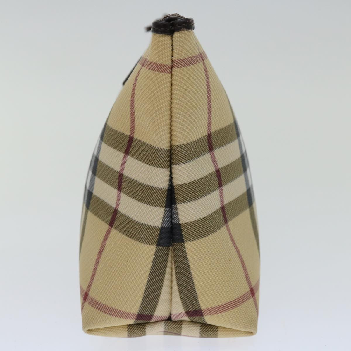 Burberry Nova check Pochette Canvas, BEIGE, CANVAS, Clutche & pouche