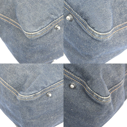 Fendi Vintage Open Tote Denim, BLUE, DENIM_JEANS, Tote bag