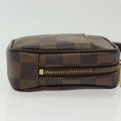 Louis Vuitton Etui Okapi Camera Case Damier, BROWN, CANVAS, Travel bag