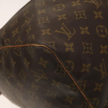 Louis Vuitton Keepall Bag Monogram Canvas, BROWN, CANVAS, Travel bag