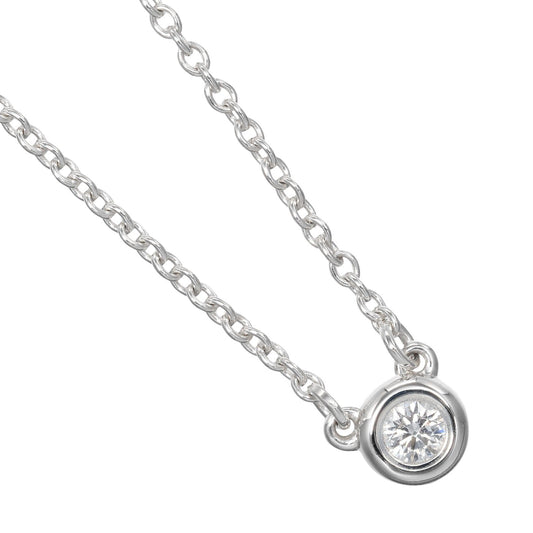 Tiffany & Co. Elsa Peretti Diamonds By The Yard Necklace Sterling silver with Diamond, SILVER, SILVER, Necklace