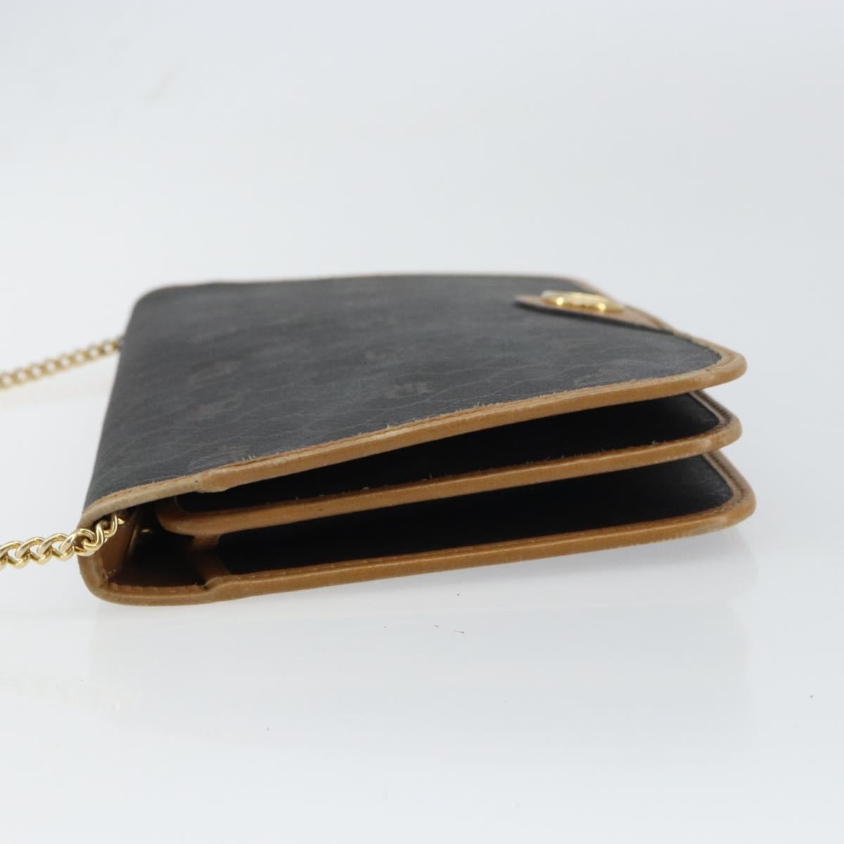 Christian Dior Vintage honeycomb clutch Canvas, BLACK, CANVAS, Clutche & pouche