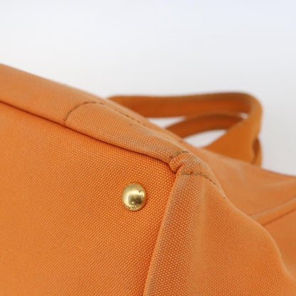 Prada Canapa Tote Canvas, ORANGE, CANVAS, Tote bag