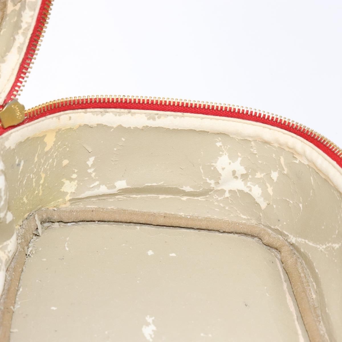 Chanel Vintage Timeless Zip Around Vanity Case Caviar, RED, CALFSKIN, Handbag