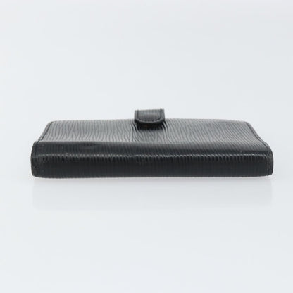 Louis Vuitton Agenda Cover Epi Leather, BLACK, LEATHER, Wallets