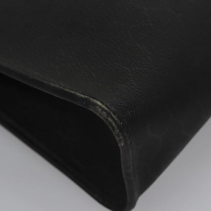 Christian Dior Vintage Honeycomb Zip Pouch Coated Canvas, BLACK, CANVAS, Clutche & pouche