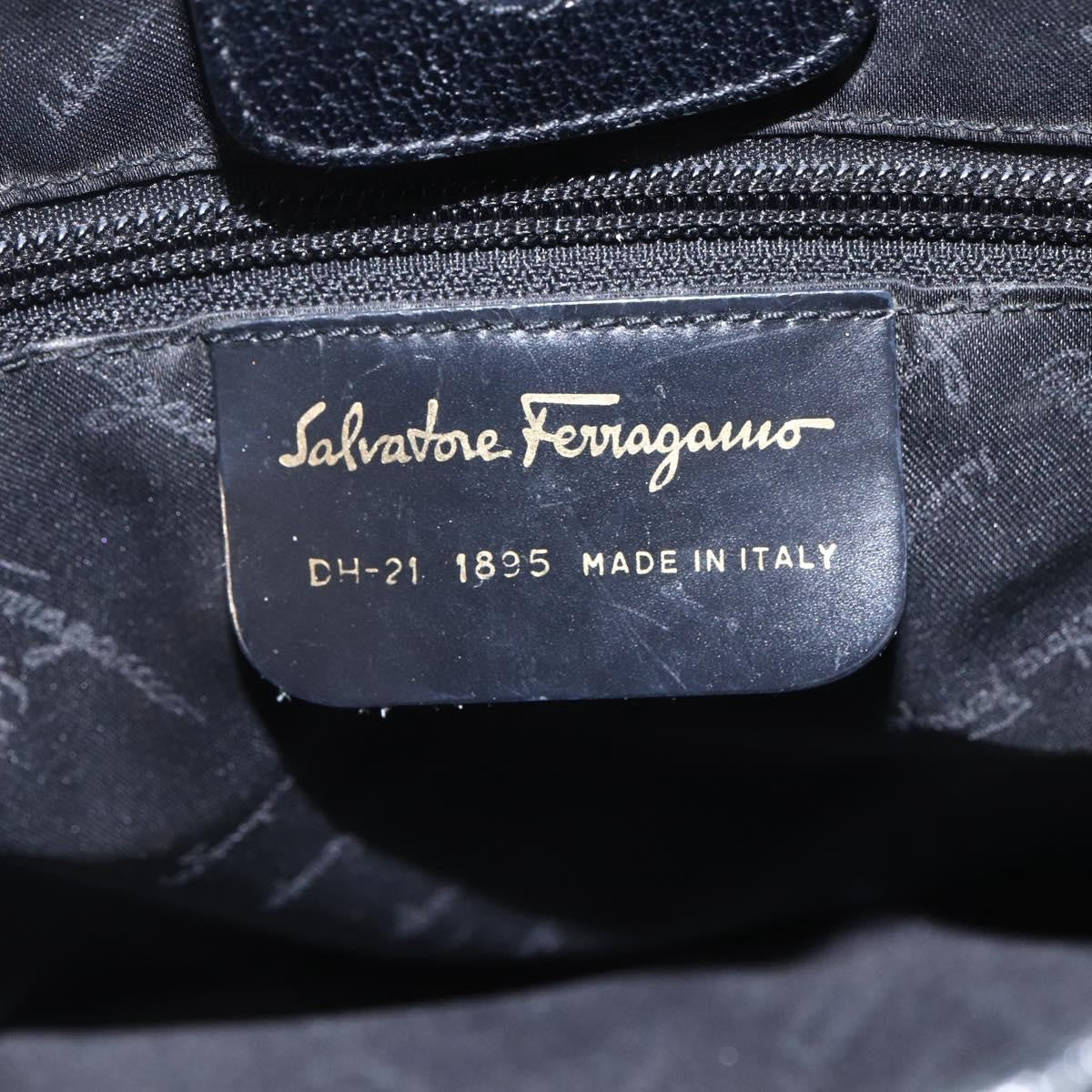 Salvatore Ferragamo Vintage Tote bag Nylon, BLACK, NYLON, Tote bag
