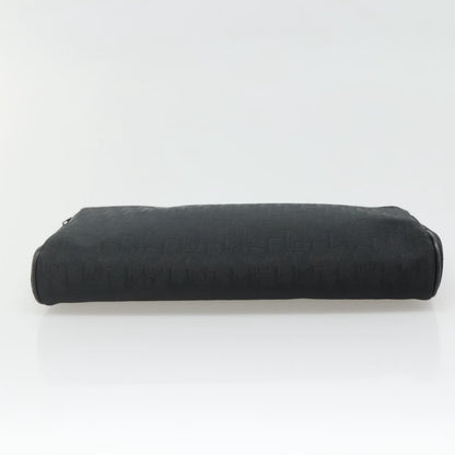 Christian Dior Trotter pouch Diorissimo Canvas, BLACK, CANVAS, Clutche & pouche