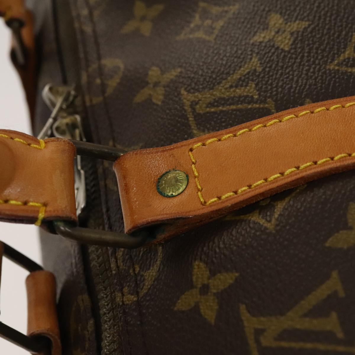 Louis Vuitton Keepall Bag Monogram Canvas, BROWN, CANVAS, Travel bag