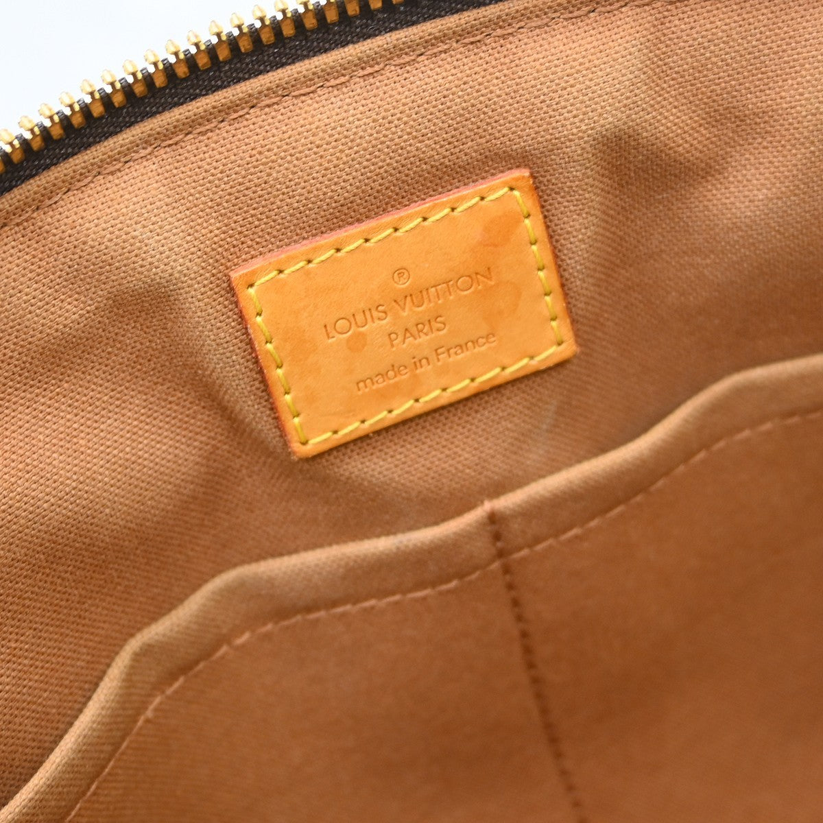 Louis Vuitton Tivoli Handbag Monogram Canvas, Brown, Canvas, Handbag