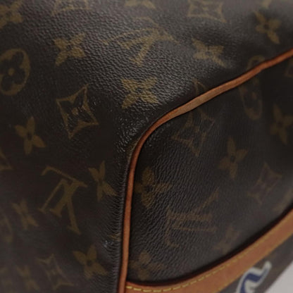 Louis Vuitton Speedy Bandouliere Bag Limited Edition Patches Monogram Canvas, BROWN, CANVAS, Handbag