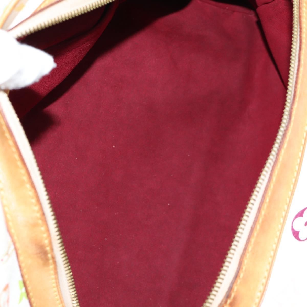 Louis Vuitton Claudia Handbag Monogram Multicolor, WHITE, CANVAS, Handbag