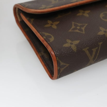 Louis Vuitton Florentine Waist Bag Monogram Canvas, BROWN, CANVAS, Travel bag