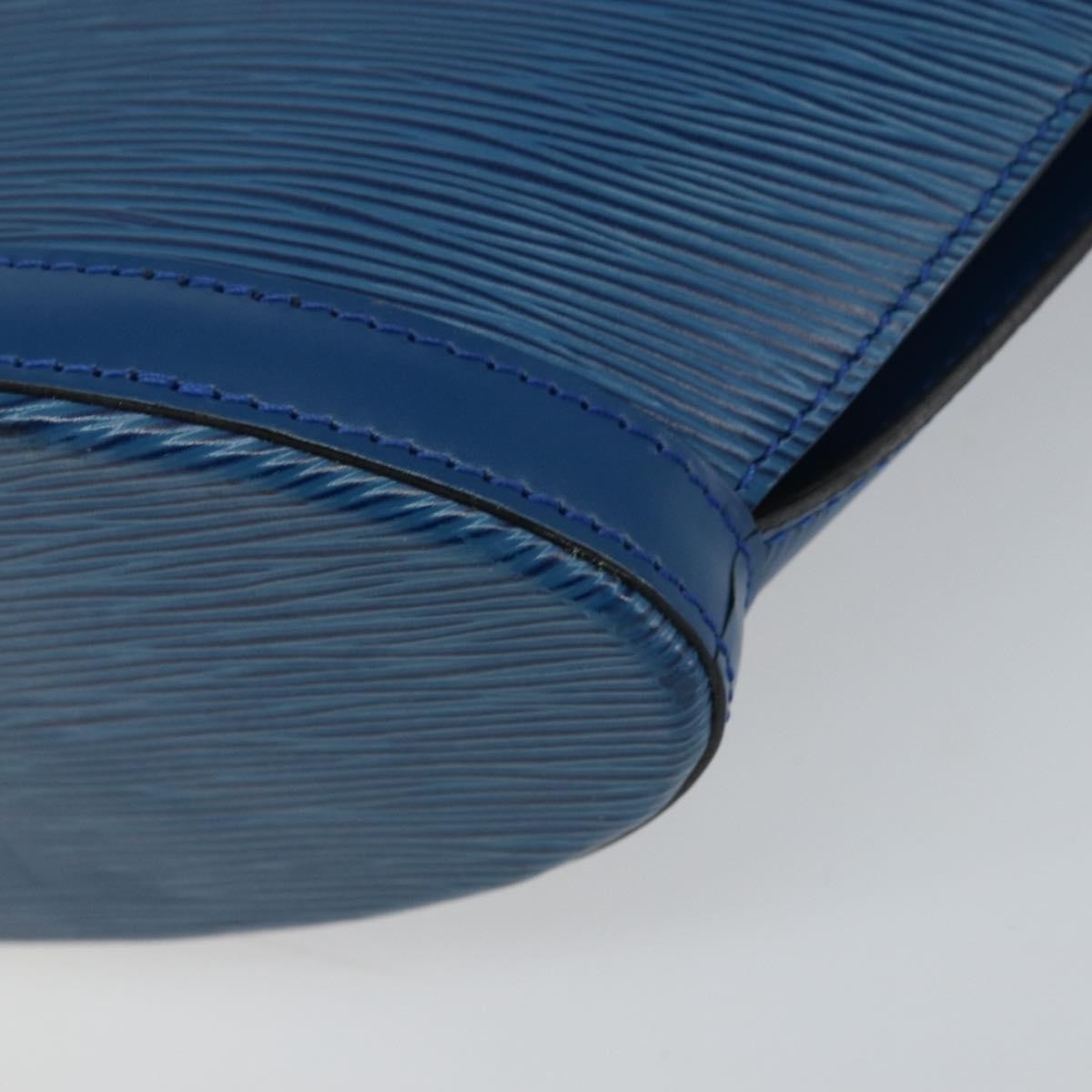 Louis Vuitton Saint Jacques Handbag Epi Leather, BLUE, LEATHER, Shoulder bag