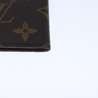 Louis Vuitton Porte Cartes Pression Card Case Monogram Canvas, BROWN, CANVAS, Card Holders