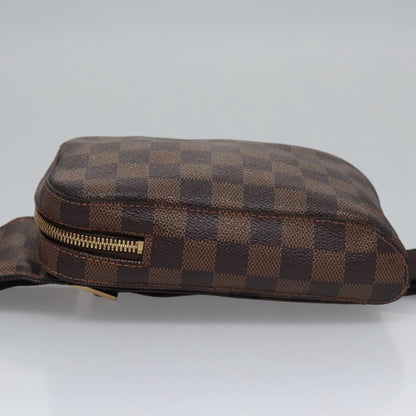 Louis Vuitton Geronimos Waist Bag Damier, BROWN, CANVAS, Shoulder bag