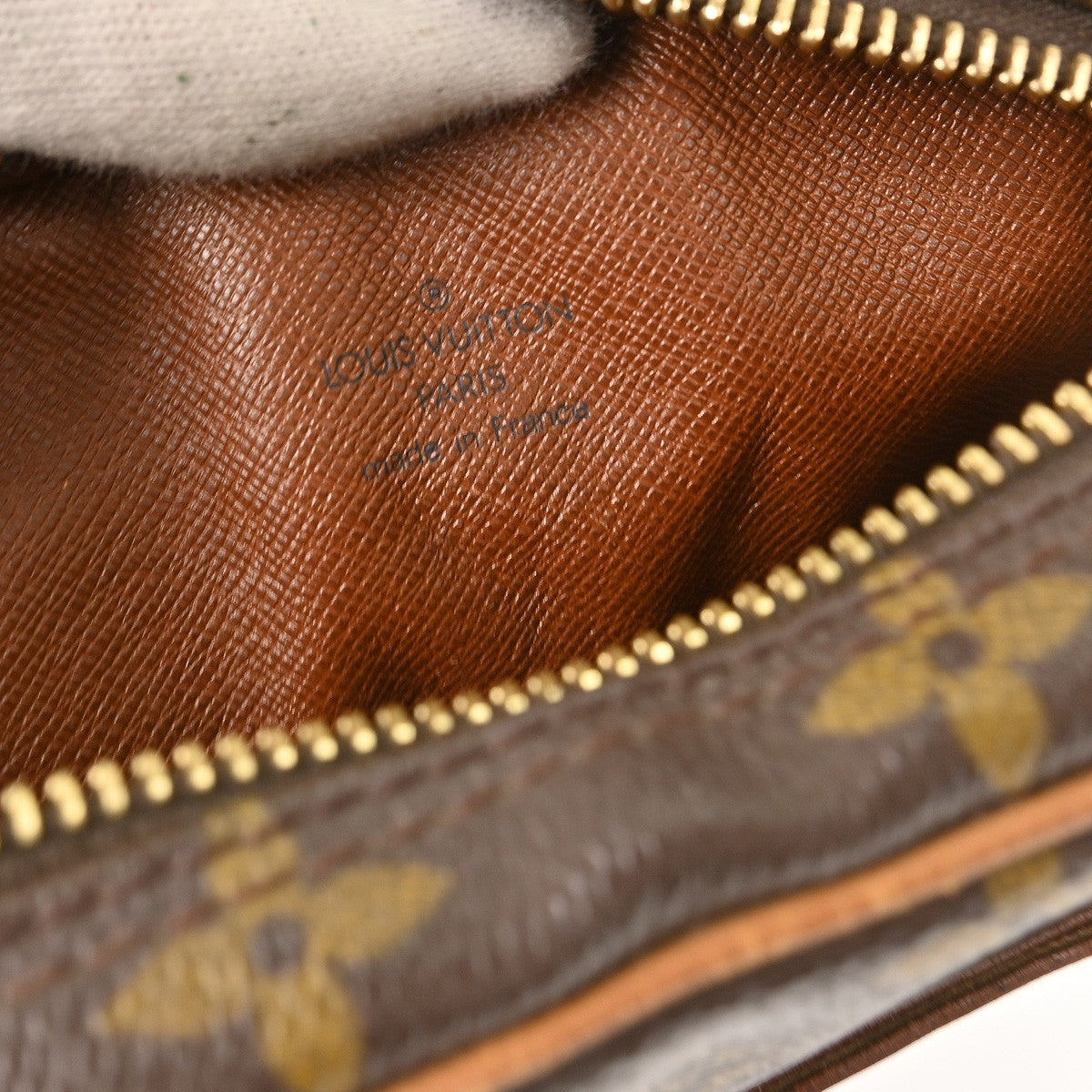 Louis Vuitton Danube Handbag Monogram Canvas, BROWN, CANVAS, Shoulder bag