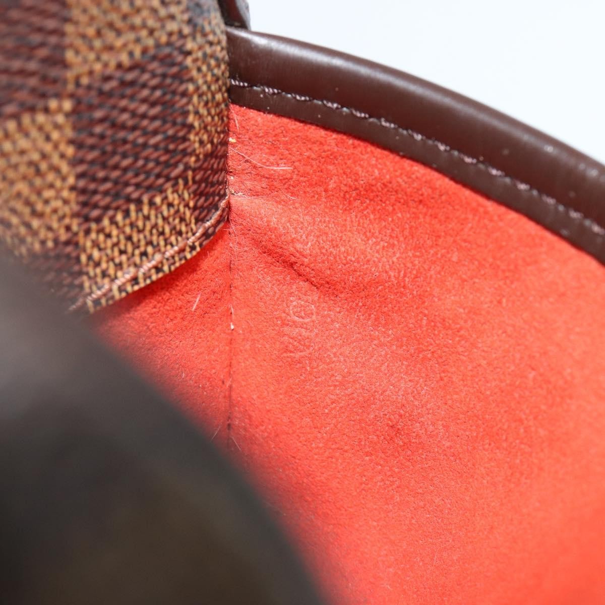 Louis Vuitton Ipanema Pochette Damier, Brown, Canvas, Clutch