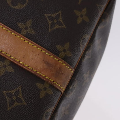 Louis Vuitton Keepall Bag Monogram Canvas, BROWN, CANVAS, Travel bag