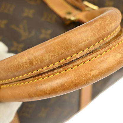 Louis Vuitton Keepall Bandouliere Bag Monogram Canvas, BROWN, CANVAS, Travel bag