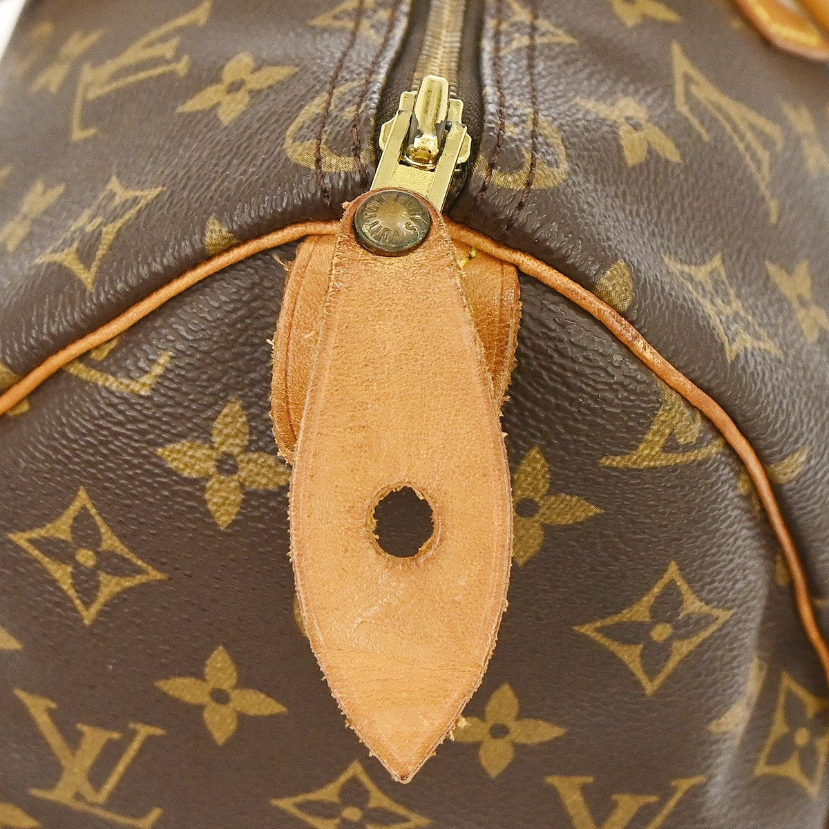 Louis Vuitton Speedy Handbag Monogram Canvas, Brown, Canvas, Handbag