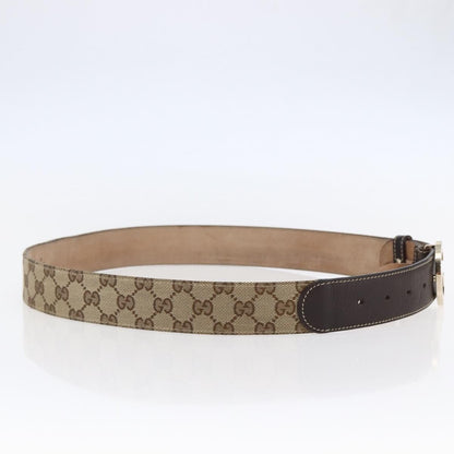 Gucci G Buckle Belt Leather, BEIGE, CANVAS, Belts