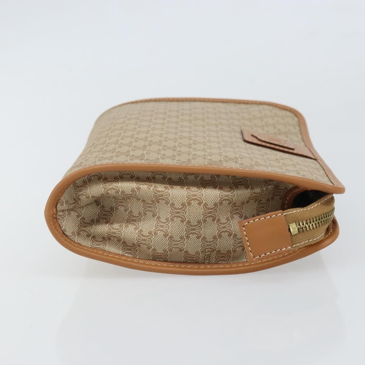 Celine Macadam Pochette Classic, BEIGE, CANVAS, Clutche & pouche