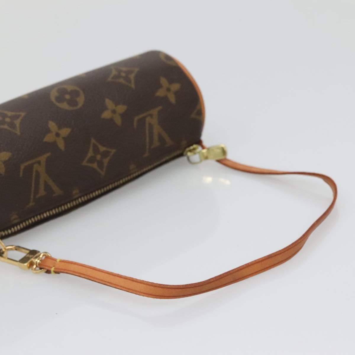 Louis Vuitton Papillon Pochette Monogram Canvas, BROWN, CANVAS, Handbag
