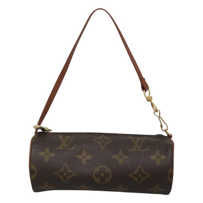 Louis Vuitton Papillon Pochette Monogram Canvas, BROWN, CANVAS, Clutche & pouche
