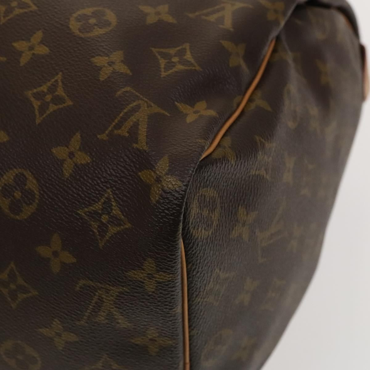 Louis Vuitton Keepall Bag Monogram Canvas, BROWN, CANVAS, Travel bag