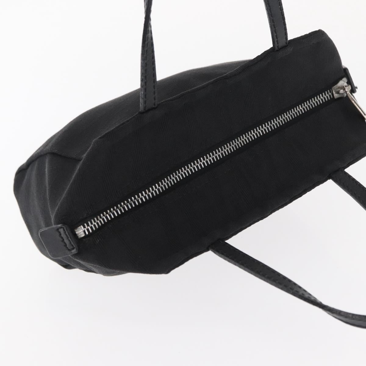 Fendi Vintage Handbag Canvas, Black, Canvas, Handbag