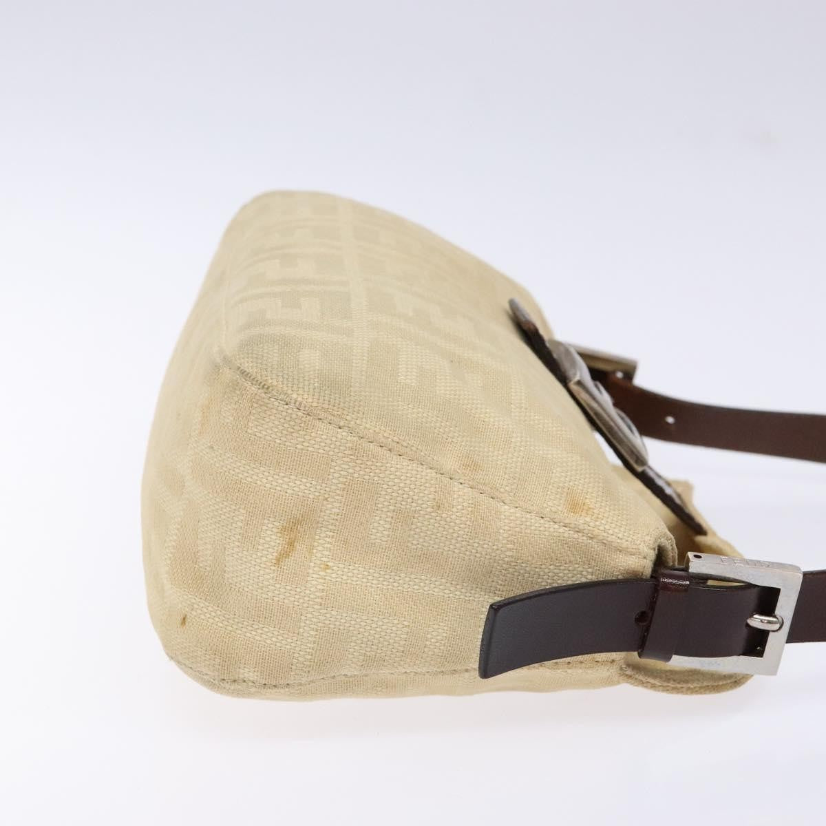 Fendi Baguette Bag Zucca Canvas, BEIGE, CANVAS, Shoulder bag