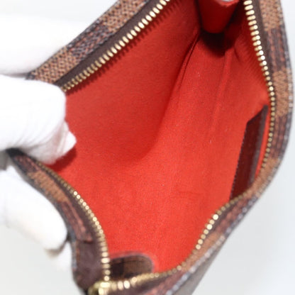 Louis Vuitton Marais Bucket Zip Pouch Damier, Brown, Canvas, Clutch