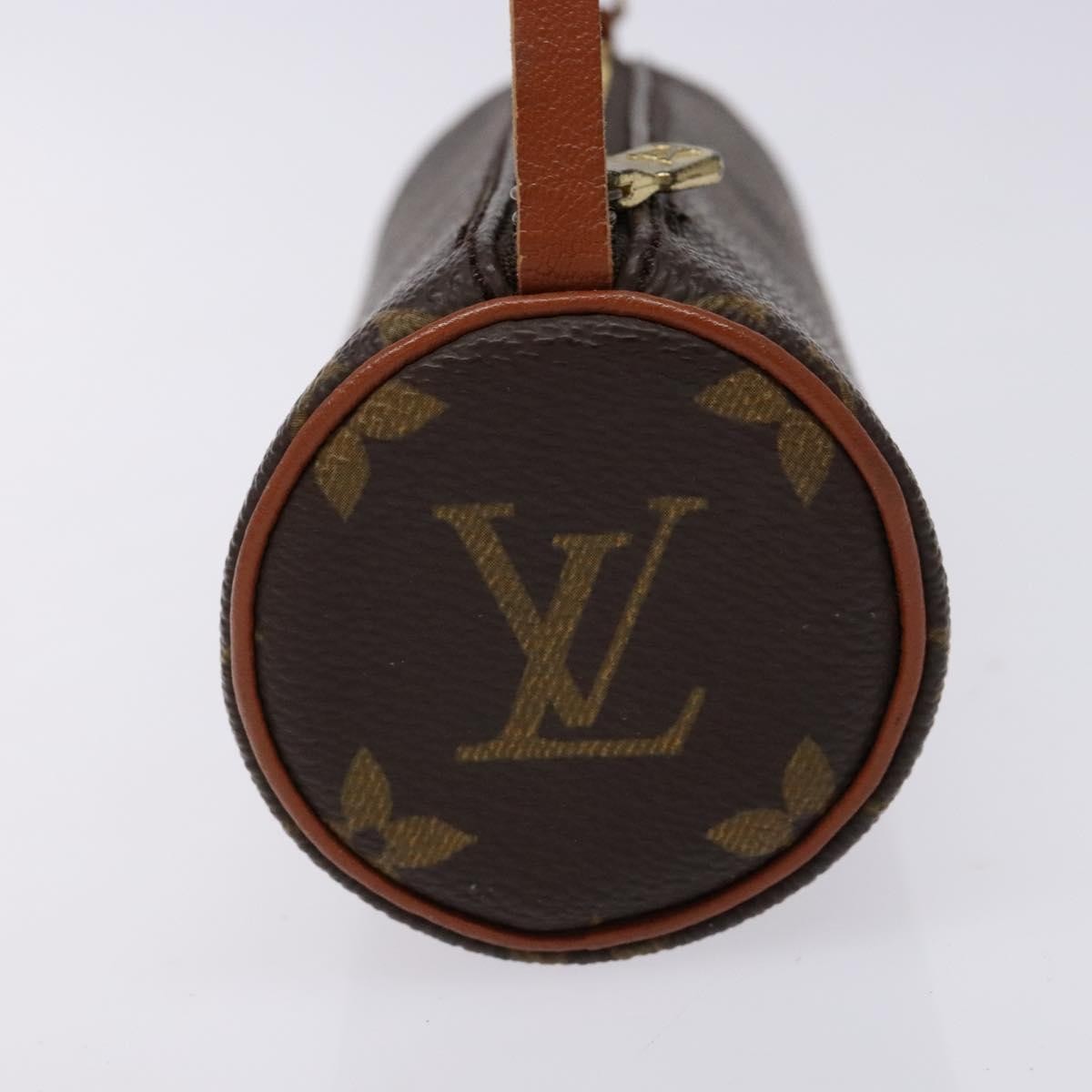 Louis Vuitton Papillon Pochette Monogram Canvas, BROWN, CANVAS, Handbag