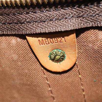 Louis Vuitton Keepall Bag Monogram Canvas, BROWN, CANVAS, Travel bag