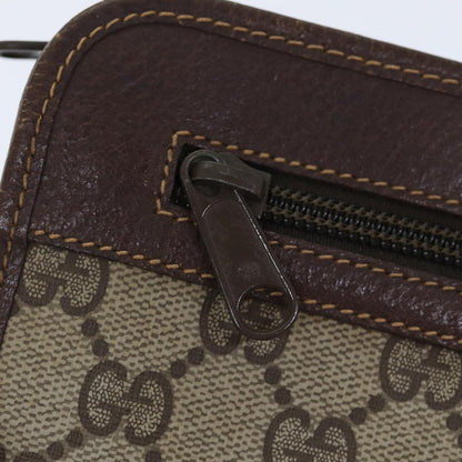 Gucci GG Supreme Clutch bag PVC, Beige, PVC, Clutch