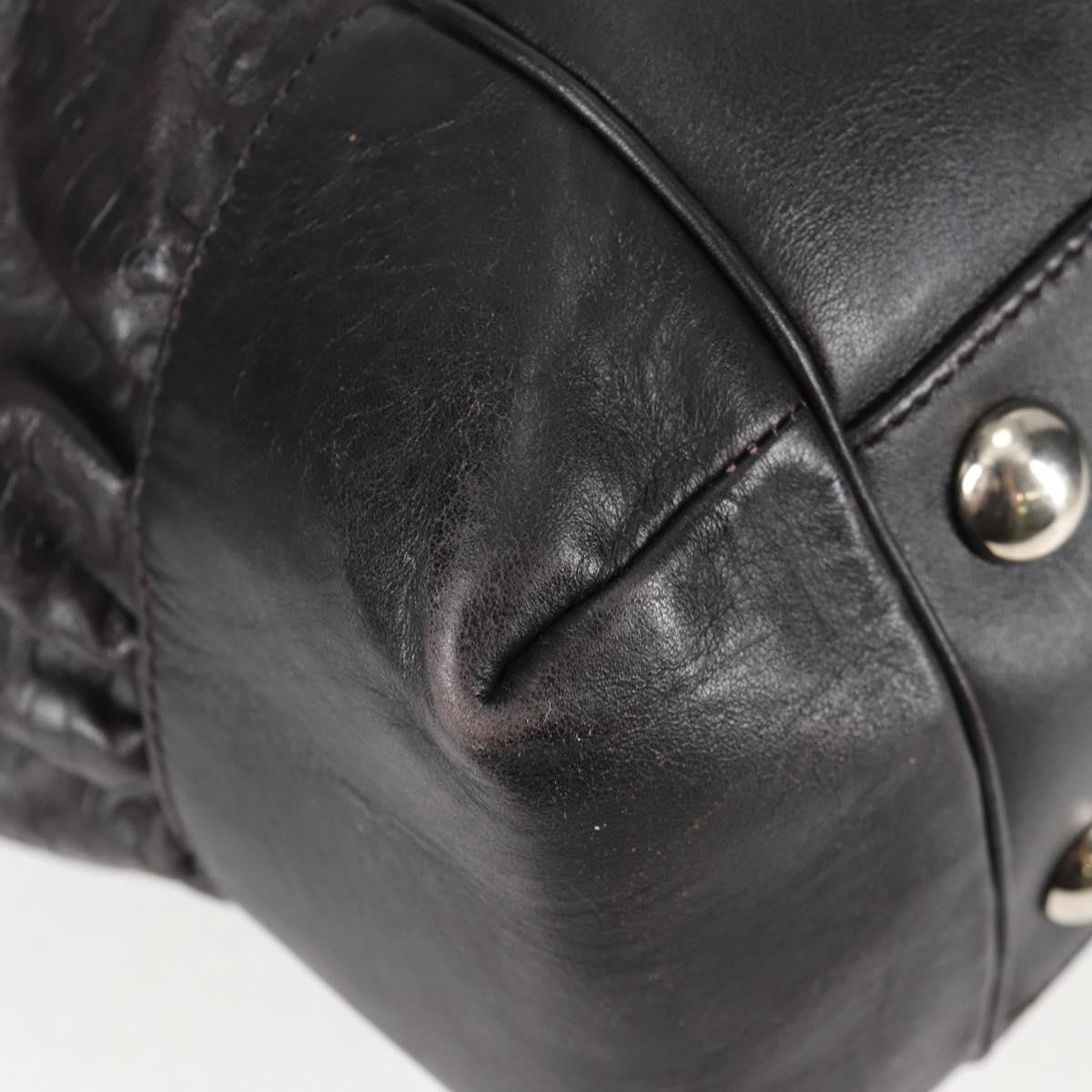 Gucci Full Moon Tote Leather, BLACK, LEATHER, Tote bag