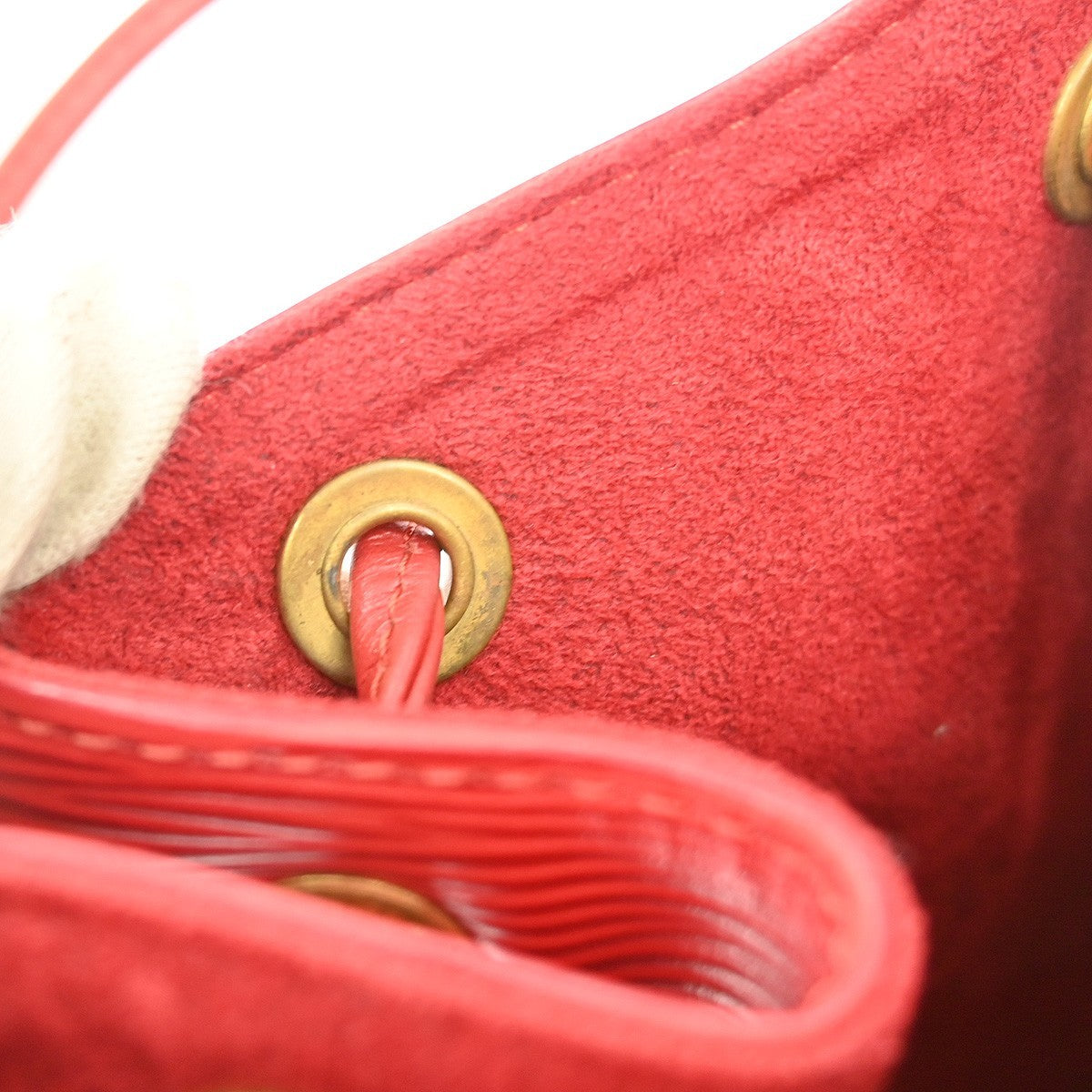 Louis Vuitton Noe Handbag Epi Leather, Red, Leather, Shoulder Bag