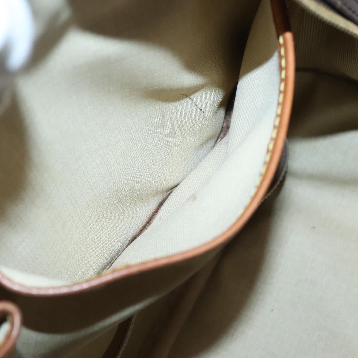 Louis Vuitton Deauville Handbag Monogram Canvas, BROWN, CANVAS, Handbag