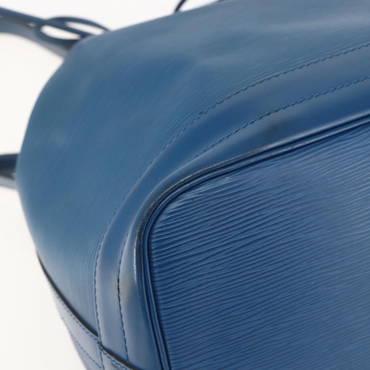 Louis Vuitton Noe Handbag Epi Leather, BLUE, LEATHER, Shoulder bag