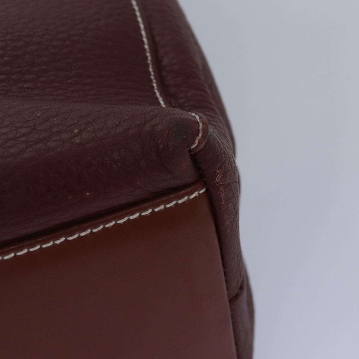 Burberry Handle Tote Leather, BROWN, LEATHER, Tote bag