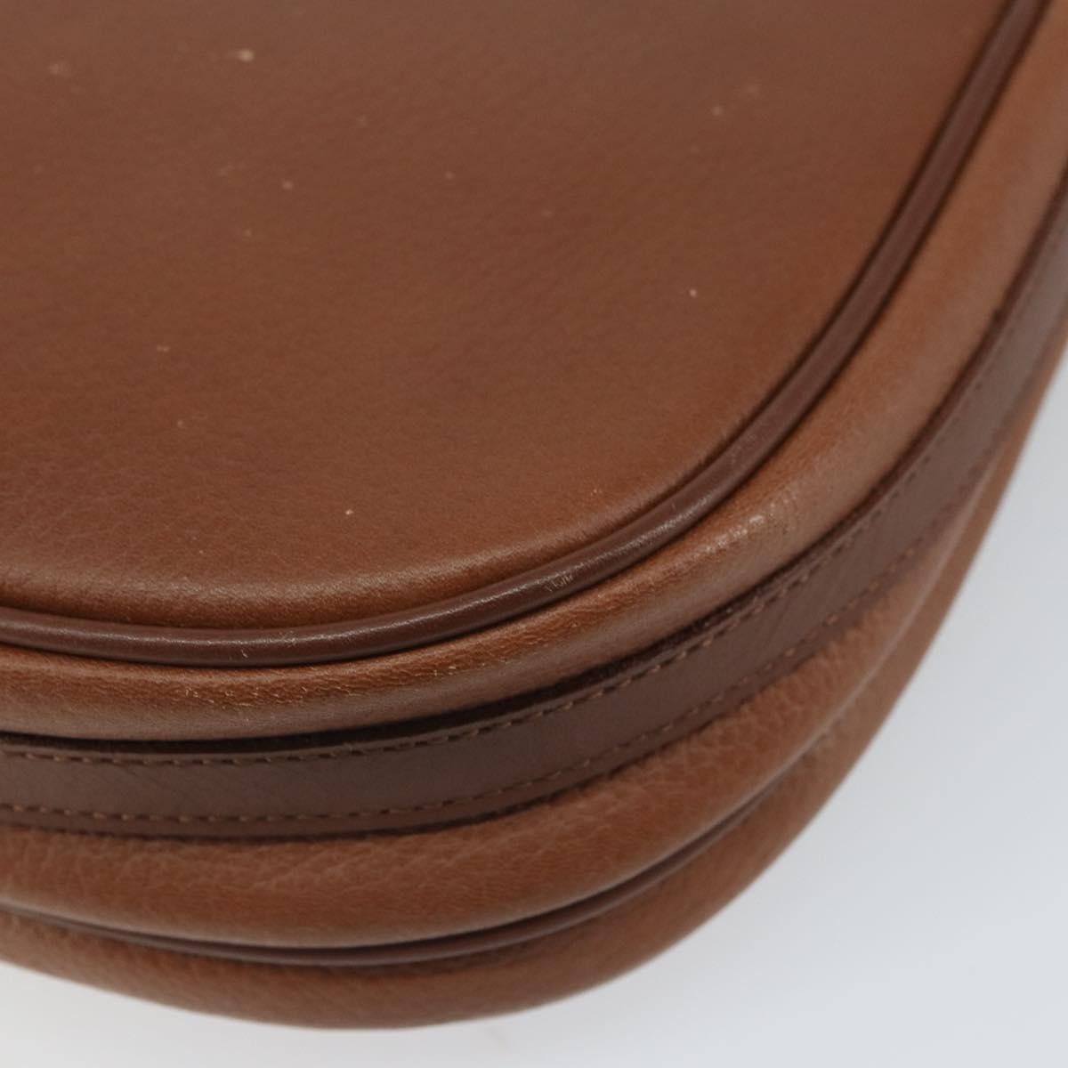 Burberry Vintage Flap Crossbody Bag Leather, BROWN, LEATHER, Shoulder bag