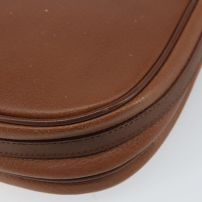 Burberry Vintage Flap Crossbody Bag Leather, BROWN, LEATHER, Shoulder bag