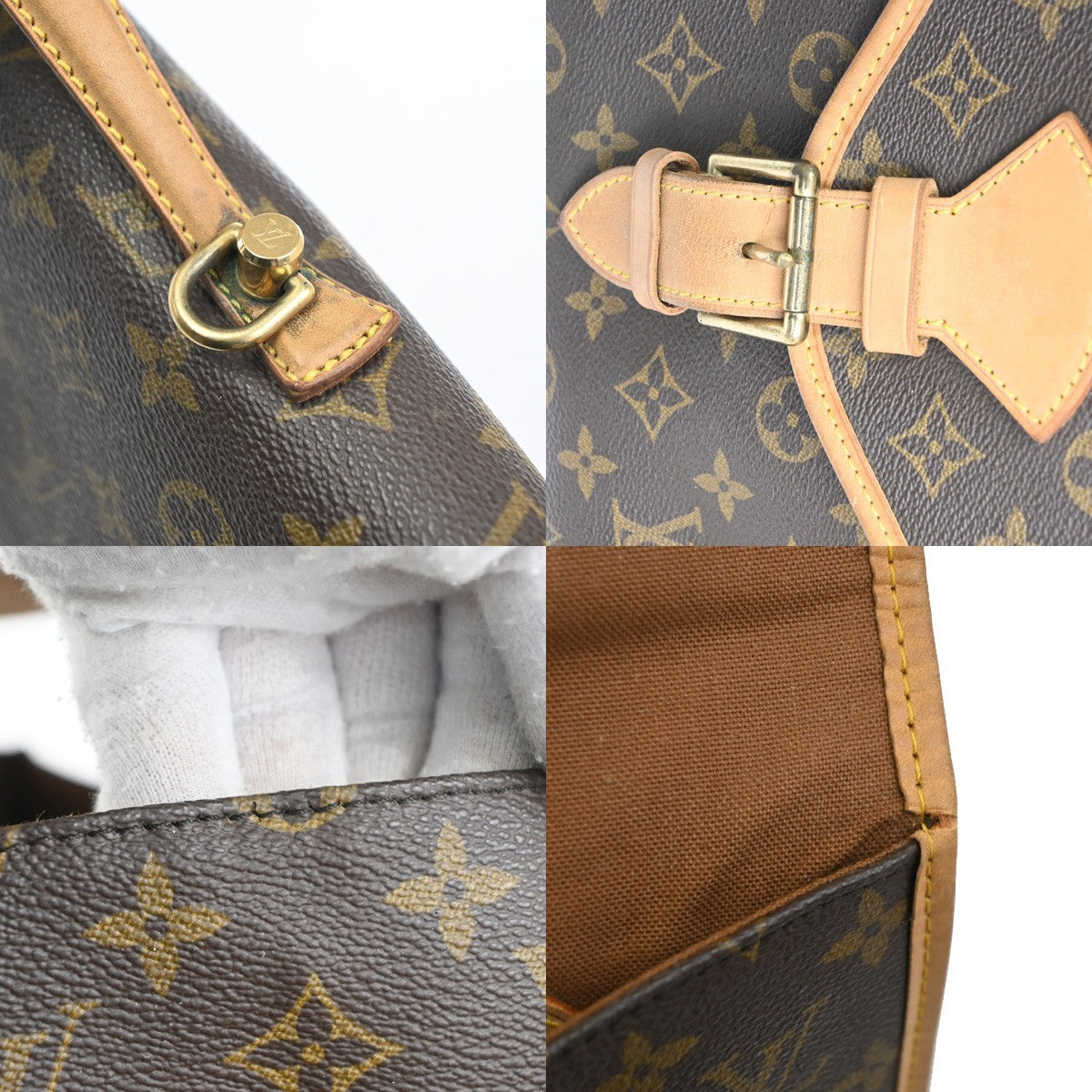 Louis Vuitton Beverly Briefcase Monogram Canvas, BROWN, CANVAS, Briefcase
