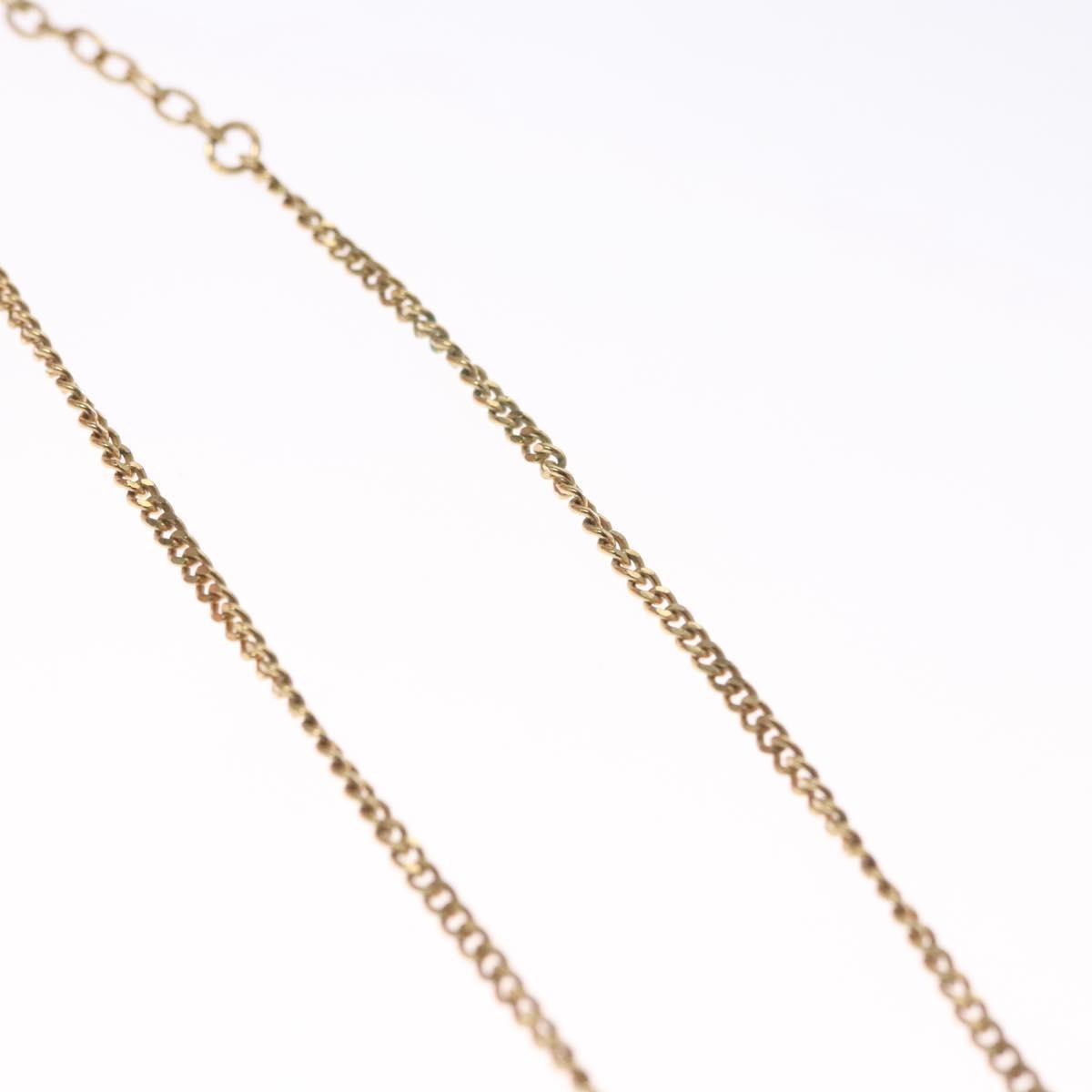 Christian Dior CD Pendant Necklace Metal, GOLD, METAL, Necklace
