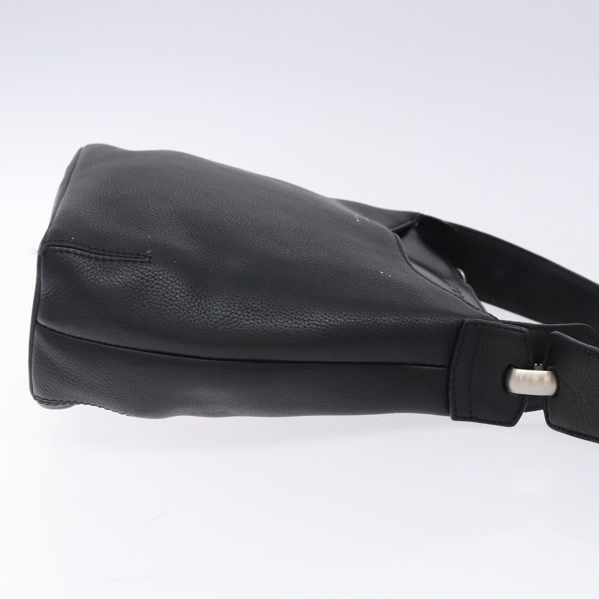 Loewe Vintage Shoulder Bag Leather, BLACK, LEATHER, Shoulder bag