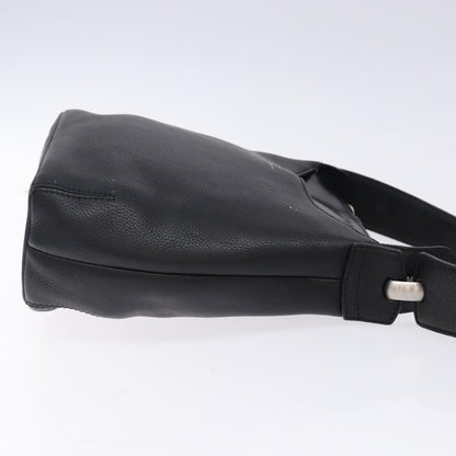 Loewe Vintage Shoulder Bag Leather, BLACK, LEATHER, Shoulder bag
