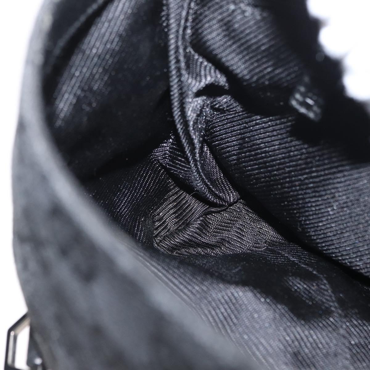 Gucci Vintage Jackie Waist Bag GG Canvas, BLACK, CANVAS, Shoulder bag